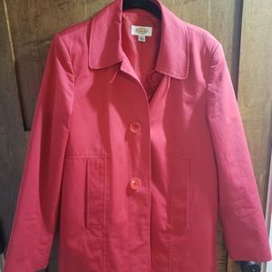 Talbots Coral Lightweight Jacket